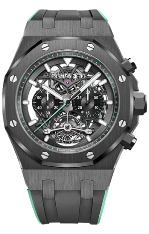 Replica Audemars Piguet Royal Oak 26343CE.OO.D002CA.03 Tourbillon Chronograph Openworked 44 mm watch